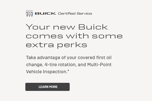 Your New Buick Comes With Some Extra Perks